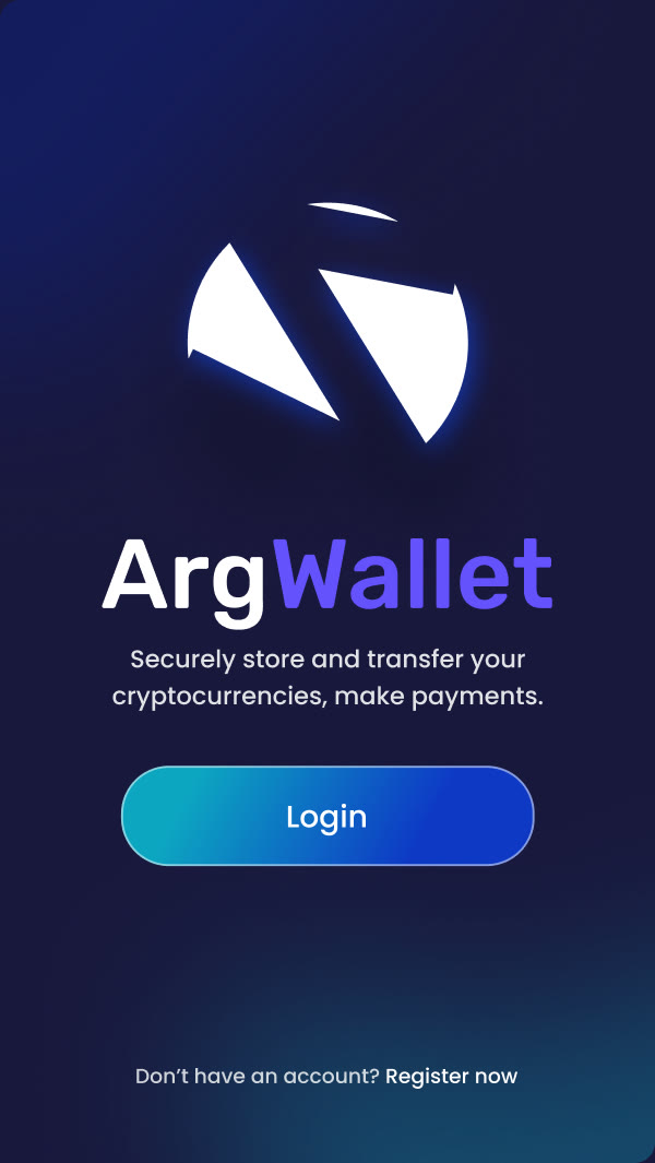 Welcome screen
